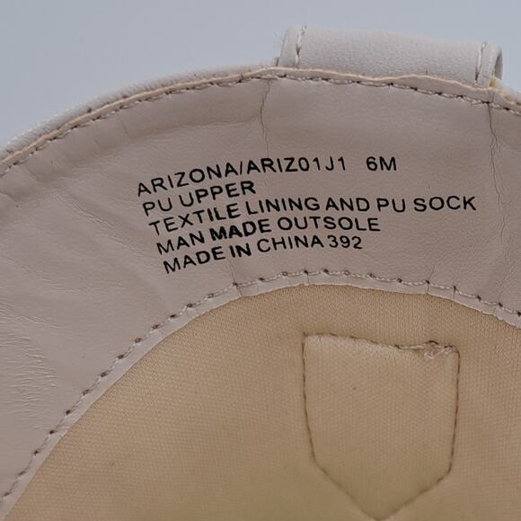 Madden Girl Arizon Light Cream Pointed Sq Toe Cowgirl Cottage Embroided Boots 6 - Picture 6 of 9